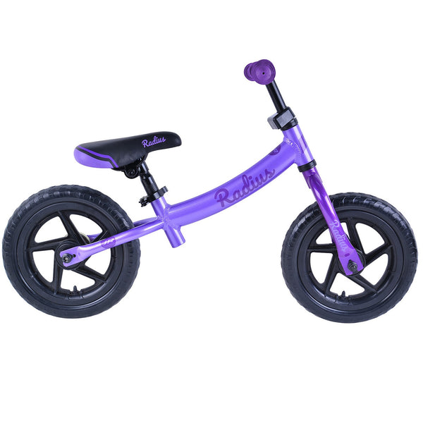 Radius Jr Girls 12-Inch Balance Run Bike (Gloss Lavender/Purple)