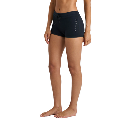 JetPilot Corp 2.5" Black Ladies Neoprene Wetsuit Shorts Sizes 6-16 (Black)