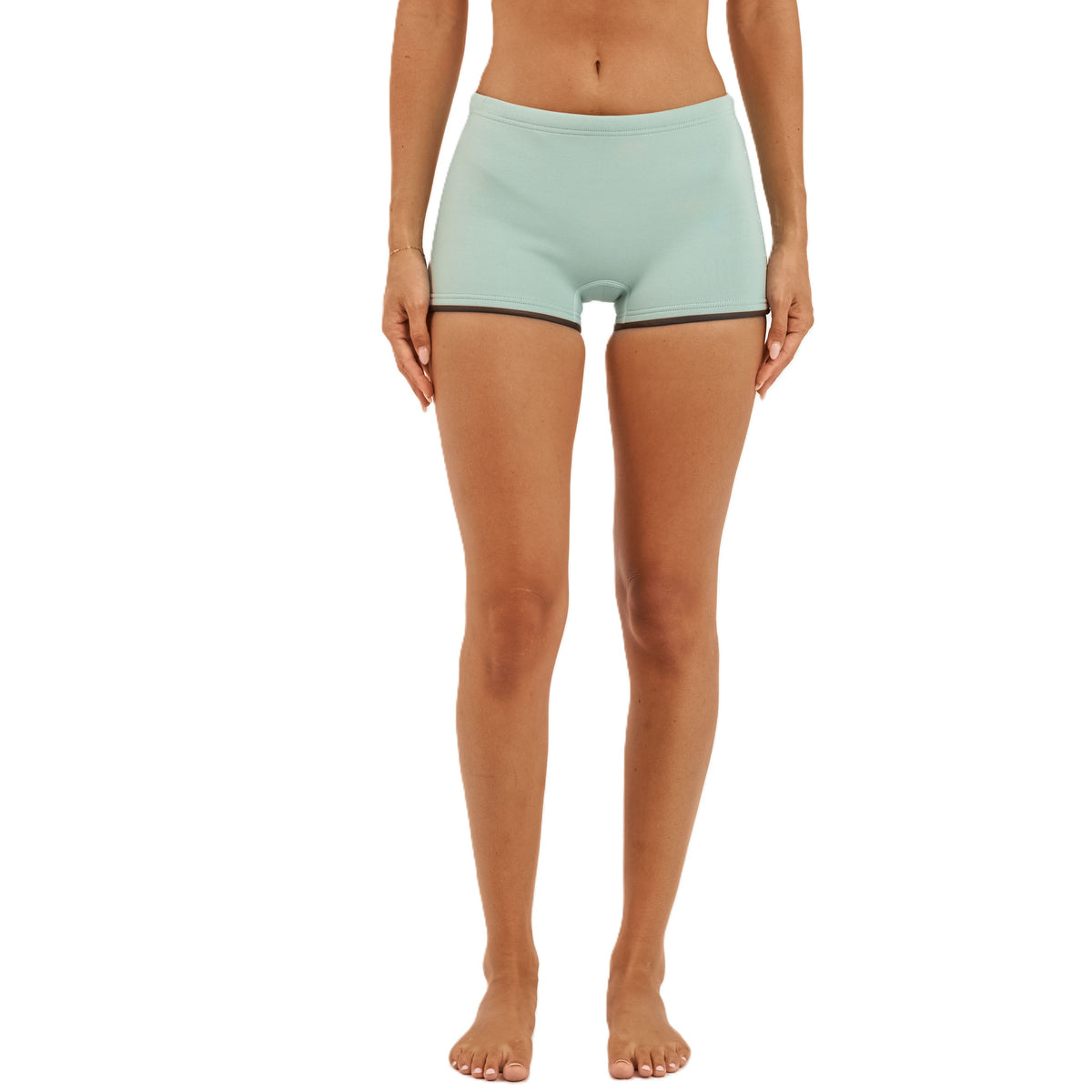 JetPilot Corp 2.5" Ladies Neoprene Wetsuit Shorts Sizes 6-16 (Sage)