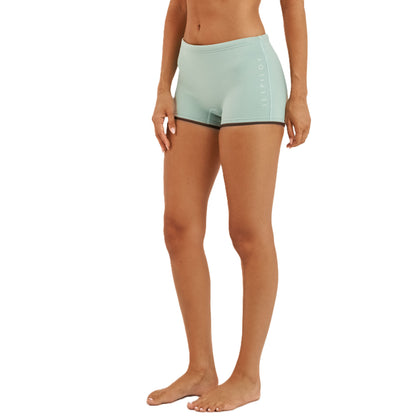 JetPilot Corp 2.5" Ladies Neoprene Wetsuit Shorts Sizes 6-16 (Sage)