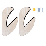 Ocean & Earth Shortboard Timber Indoor Single Surfboard Wall Rack