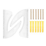 Ocean & Earth Invisible Clear Horizontal Single Surfboard Storage or Display Rack