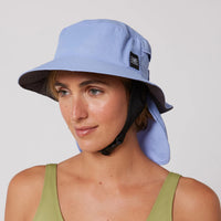 Ocean & Earth Indo Adult Stiff Peak Surf Hat - Light Blue Sizes XS-XL