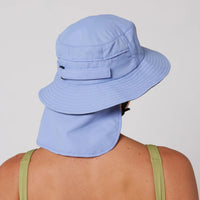 Ocean & Earth Indo Adult Stiff Peak Surf Hat - Light Blue Sizes XS-XL