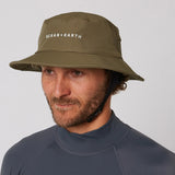 Ocean & Earth Bingin Adult Soft Peak Full Brim Unisex Surf Hat Olive Size XS-XL