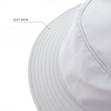 Ocean & Earth Bingin Youth 56cm Soft Peak Bucket Surf Hat with Chin Strap (Pale Lilac)