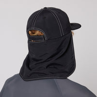 Ocean & Earth G-Land Adjustable 6 Panel Legionnaire Surf Cap (Black)