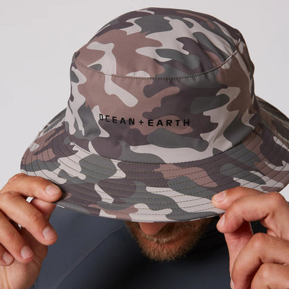 Ocean & Earth Bingin Adult Lightweight Soft Peak Full Brim Surf Hat (Camo)