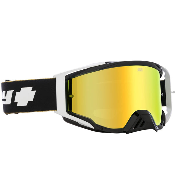 Spy Foundation 25th Anniversary Black Gold HD Bronze Gold Mirror MX Goggles