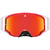 Spy Foundation Checkers Red HD Smoke with Red Spectra Mirror HD MX Goggles