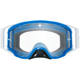 Spy Foundation Checkers Checkers Blue HD Clear MX ATV MTB Goggles