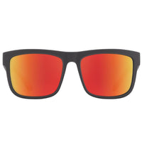 Spy Discord Soft Matte Dark Grey with Red Mirror Polarised Unisex Sunglasses
