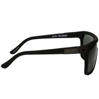 Spy Flynn Soft Matte Black HD+ Happy Grey Green Unisex Shield Sunglasses