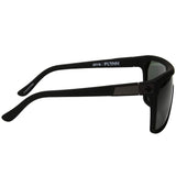 Spy Flynn Soft Matte Black HD+ Happy Grey Green Unisex Shield Sunglasses