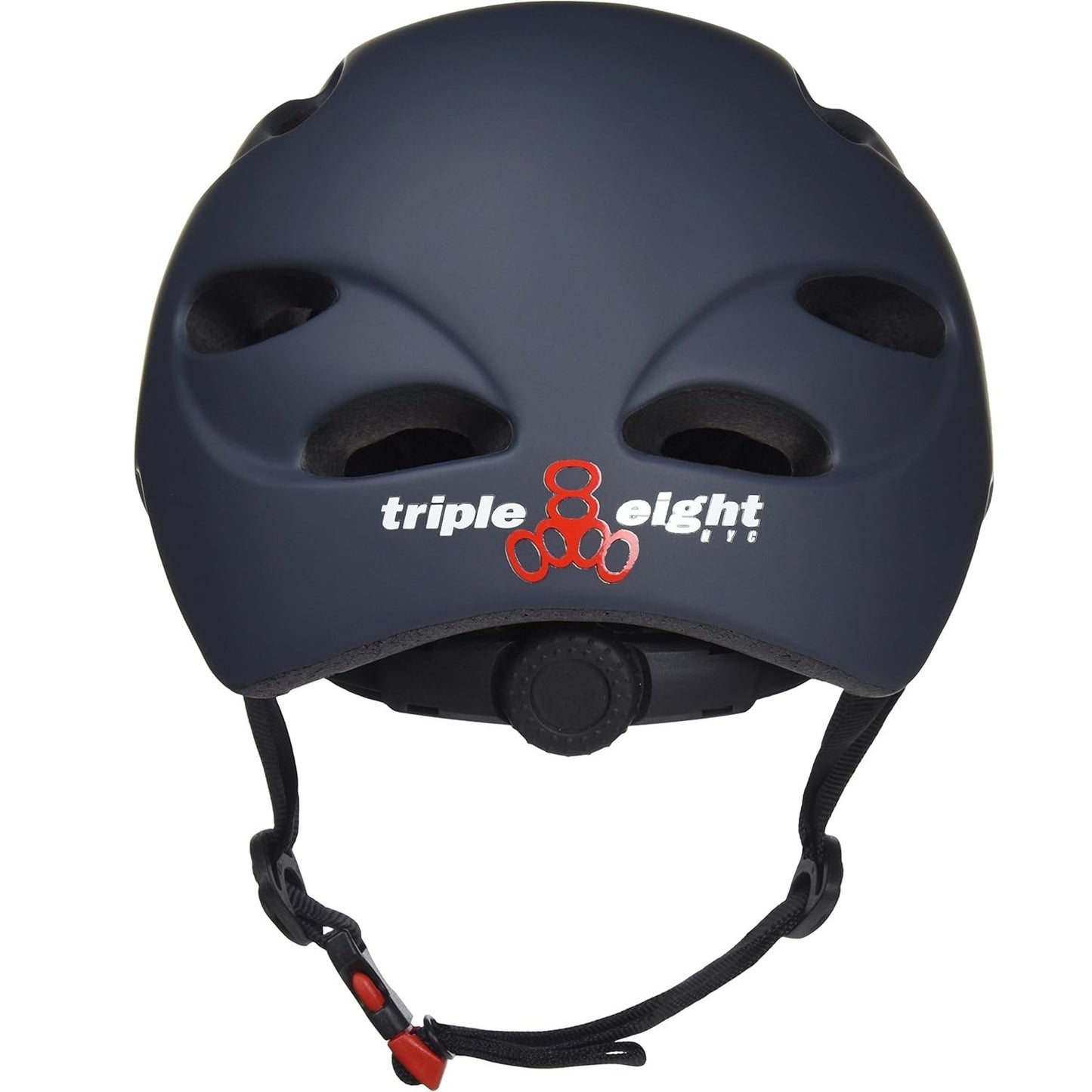 Triple 8 Compass Sweatsaver Bike Helmet with Size Adjustment Dial (Gunmetal Rubber)
