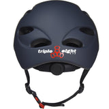Triple 8 Compass Sweatsaver Bike Helmet with Size Adjustment Dial (Gunmetal Rubber)