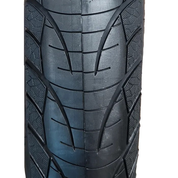 Wanda 24" x 4.0 Slick Tread Dark Sidewall E-Bike Fat Bike Tyre