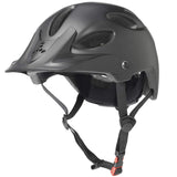 Triple 8 Compass Sweatsaver Bike Helmet with Size Adjustment Dial (Black Rubber)