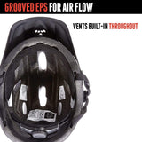 Triple 8 Compass Sweatsaver Bike Helmet with Size Adjustment Dial (Gunmetal Rubber)