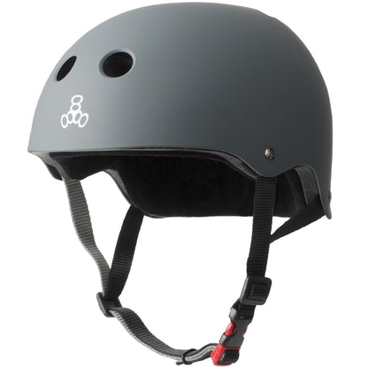 Triple 8 The Certified Sweatsaver Skate and Bike Helmet (Carbon Grey)