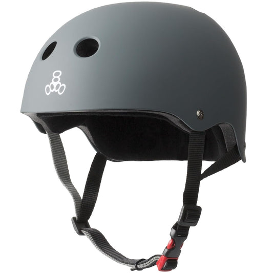 Triple 8 The Certified Sweatsaver Skate and Bike Helmet (Carbon Grey)