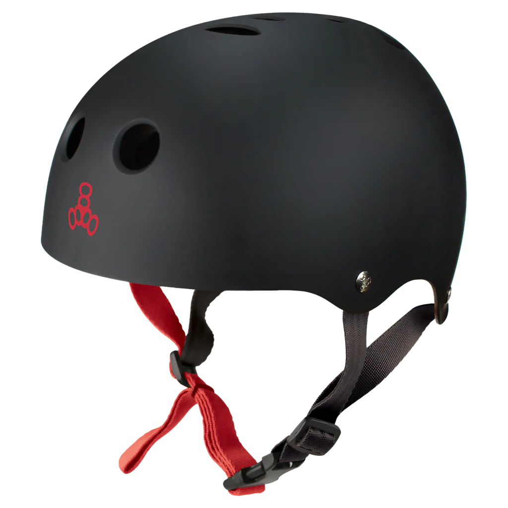 Triple 8 Halo Sweatsaver Watersports Wakeboard Helmet (Black Rubber)