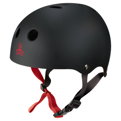 Triple 8 Halo Sweatsaver Watersports Wakeboard Helmet (Black Rubber)
