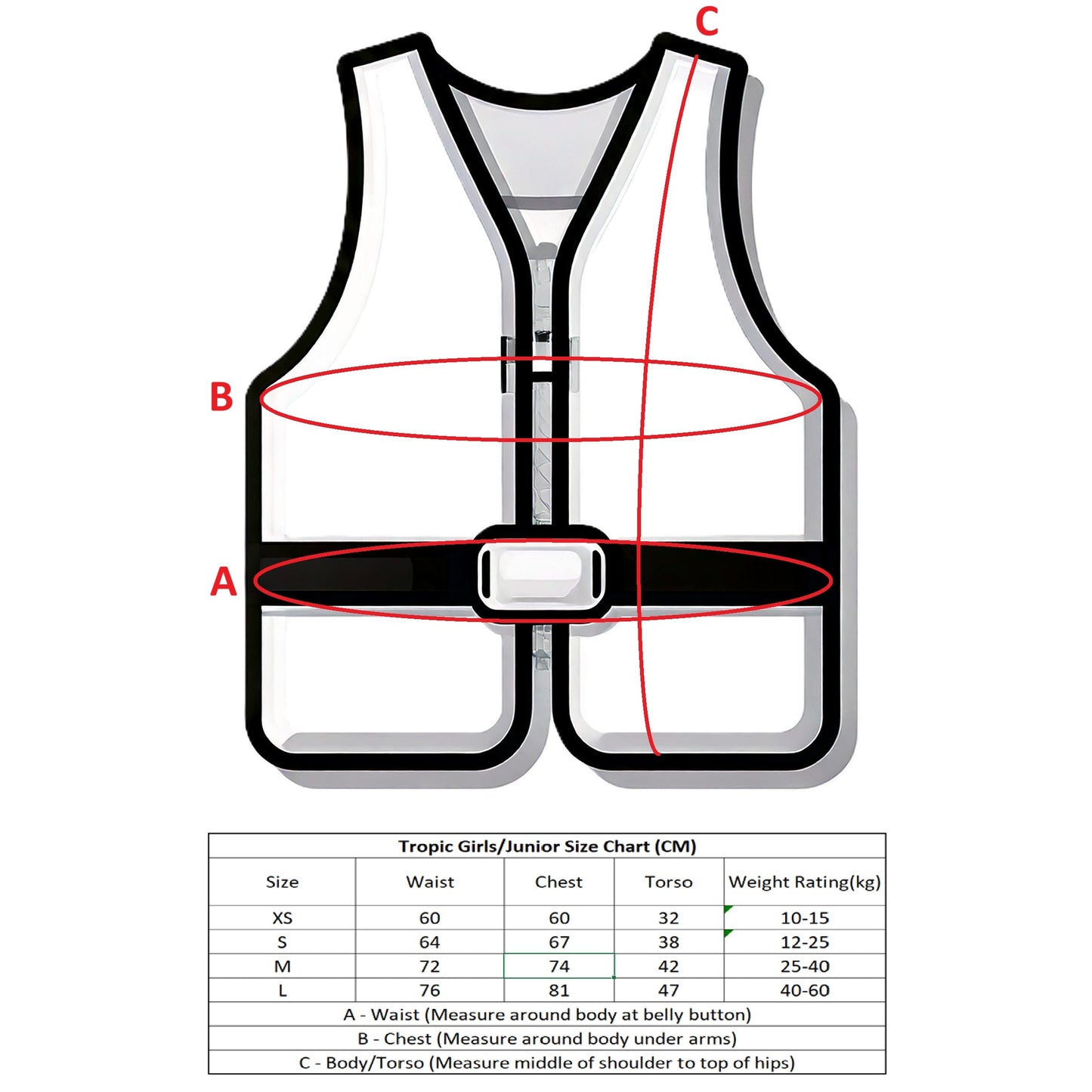Riders Inc Tropic Pink Junior/Girls Neoprene Life Jacket Buoyancy Flotation Vest