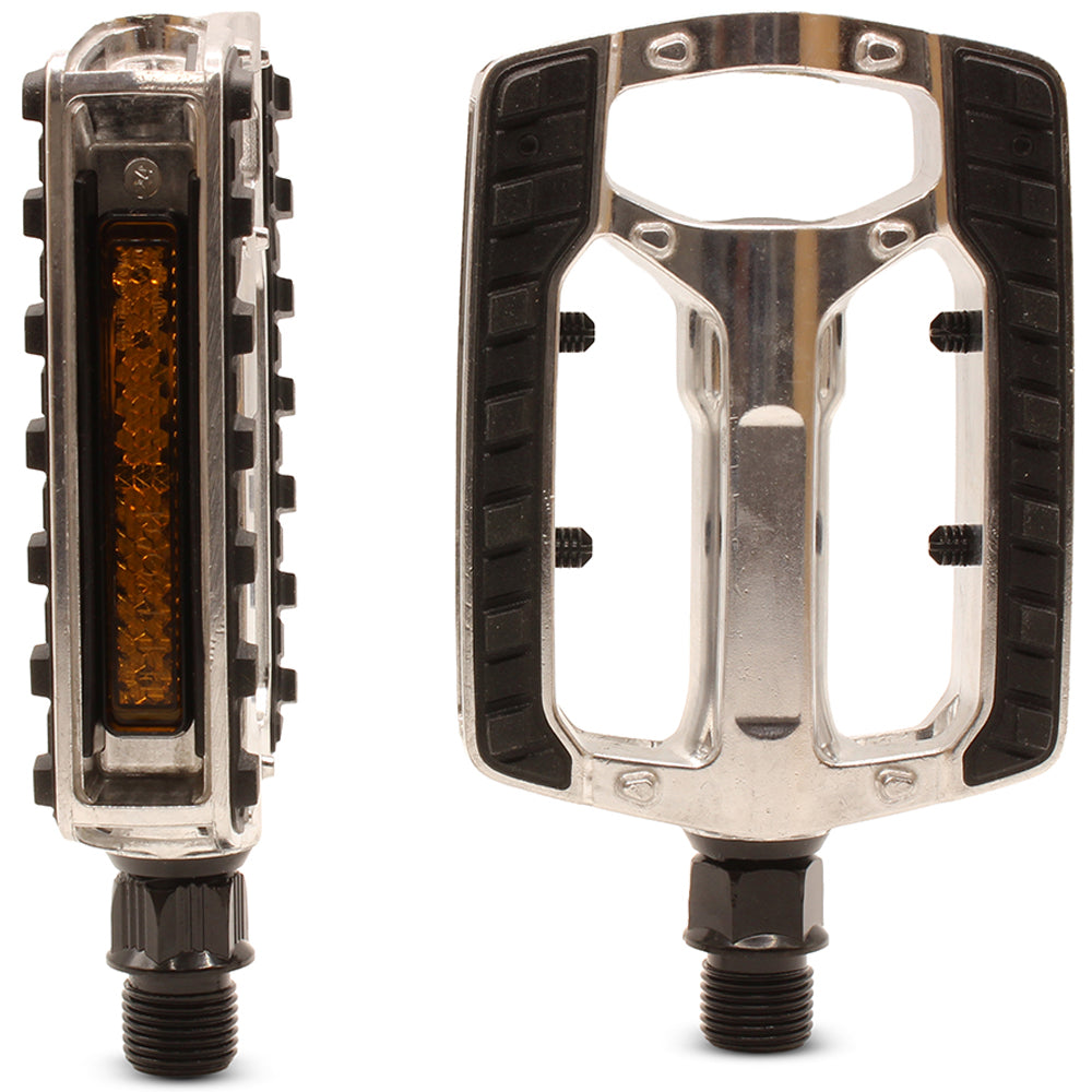 VP Components Black Plastic/Alloy Replacement Adult Bike Pedal Set 9/16-inch
