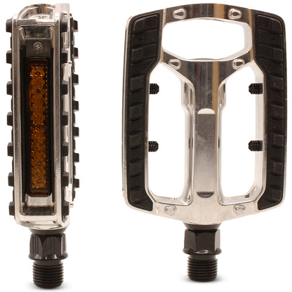 VP Components Black Plastic/Alloy Replacement Adult Bike Pedal Set 9/16-inch