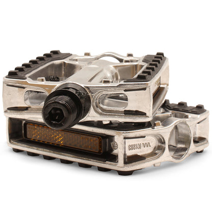 VP Components Black Plastic/Alloy Replacement Adult Bike Pedal Set 9/16-inch