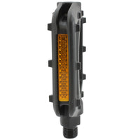 VP Components Black One-Piece Large Platform Replacement Bike Pedal Set 9/16-Inch