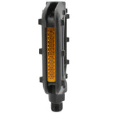 VP Components Black One-Piece Large Platform Replacement Bike Pedal Set 9/16-Inch