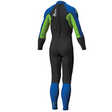 Maddog Boys 3/2mm Neoprene Steamer Wetsuit (Blue-Black)