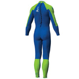Maddog Boys Neoprene Steamer Wetsuit (Blue-Lime)