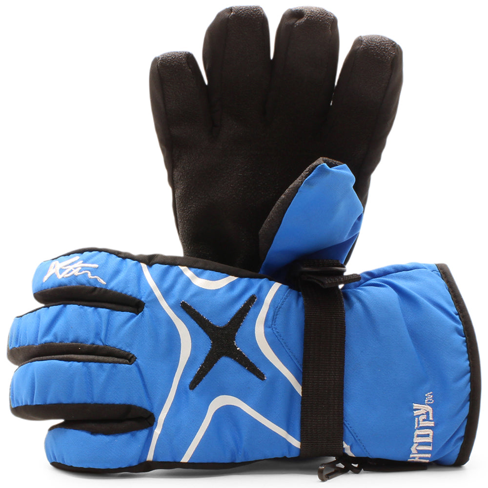 XTM Les Star Ladies Winter Snow Ski Gloves French Blue Size XS