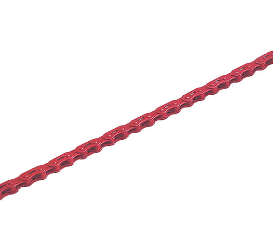 YBN Single Speed Teflon Coated Bike Chain 1/2" x 1/8" x 112 Links (Red)