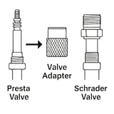 Zefal Bike Tyre Valve Adaptor Presta To Schrader