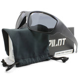 Jetpilot Holeshot Matte Black/Smoke Polarised Floating Sunglasses