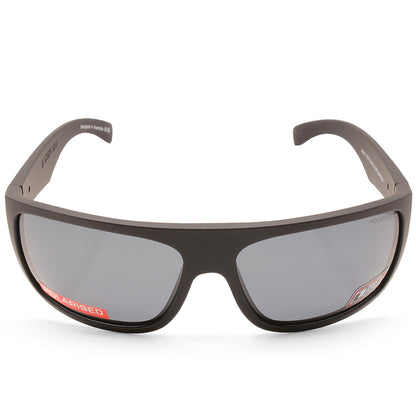 Dirty Dog Anvil Satin Satin Black/Grey Unisex Polarised Sunglasses