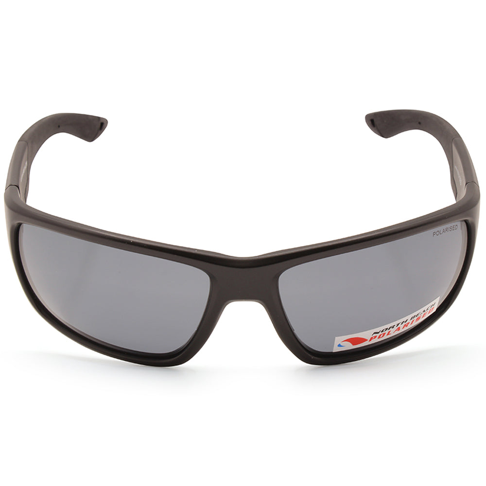 North Beach Loody Satin Black/Grey Men's Polarised Sunglasses