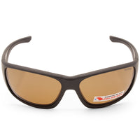 North Beach Galjeon Matte Black/Brown Men's Polarised Sunglasses 70688
