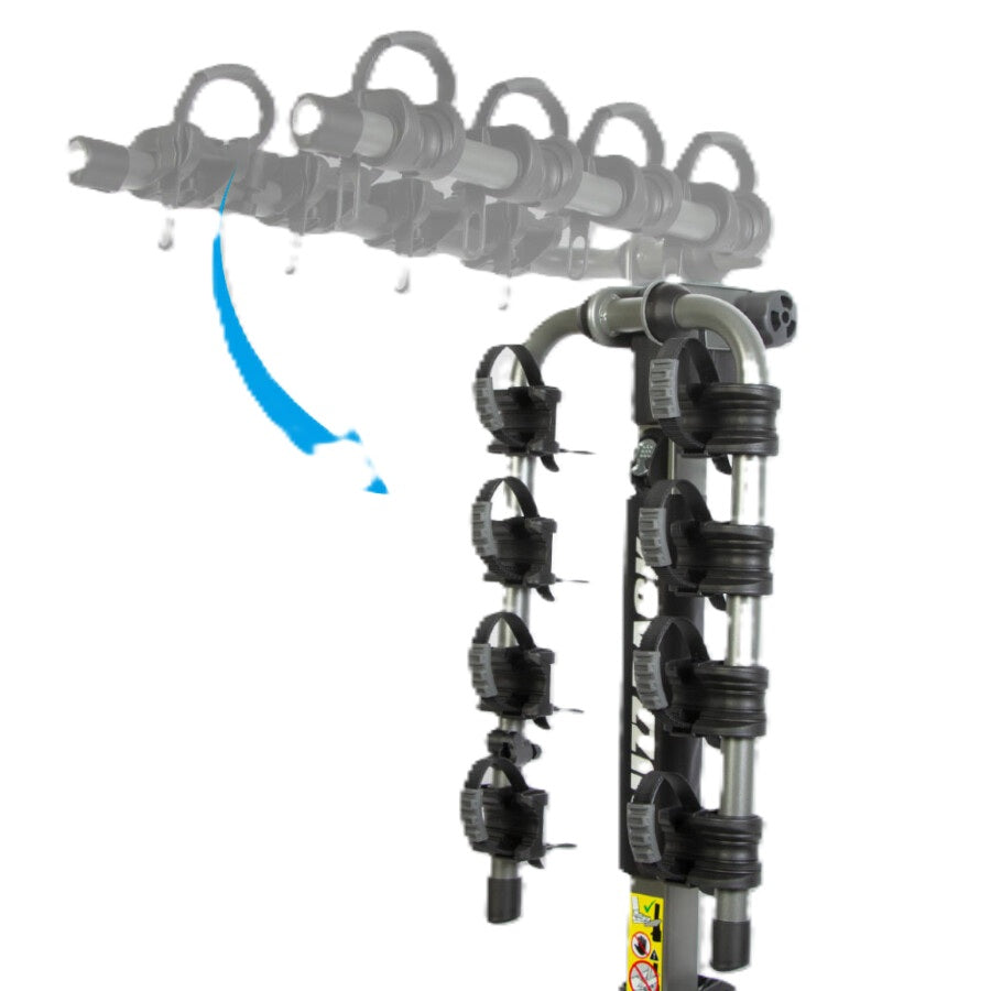 Buzzrack Buffalo 4 (Tow ball) Premium 4-Bike Dual Arm Car Bike Rack
