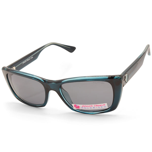 North Beach Mareva Green/Grey Womens Polarised Sunglasses 70654