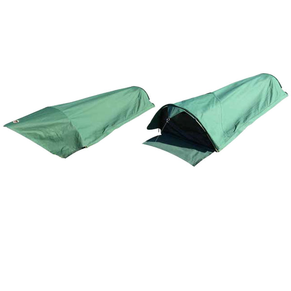 Panorama Conrod PVC Base Single Fly Swag 2150 x 800mm (Green)