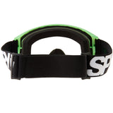 Spy Optic Breakaway Green HD Clear Midsize MX Motocross MTB or Quad Bike Goggles