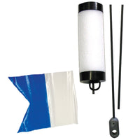 Mirage Floating Dive Warning Flag for Snorkelling, Spearfishing and Diving (20x30cm)