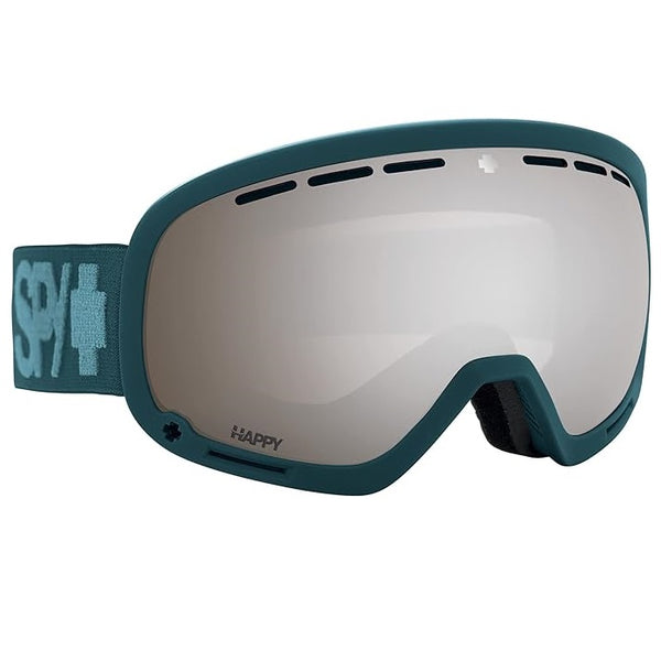 Spy Marshall Monochrome Teal Happy ML Rose Silver Spectra Mirror Ski Goggles