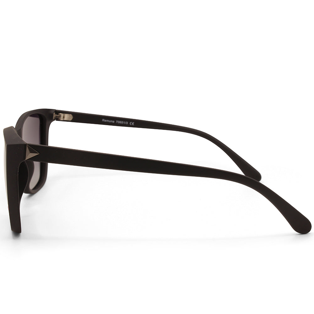 North Beach Remuna Matte Black/Grey Gradient Polarised Women's Sunglasses 70651