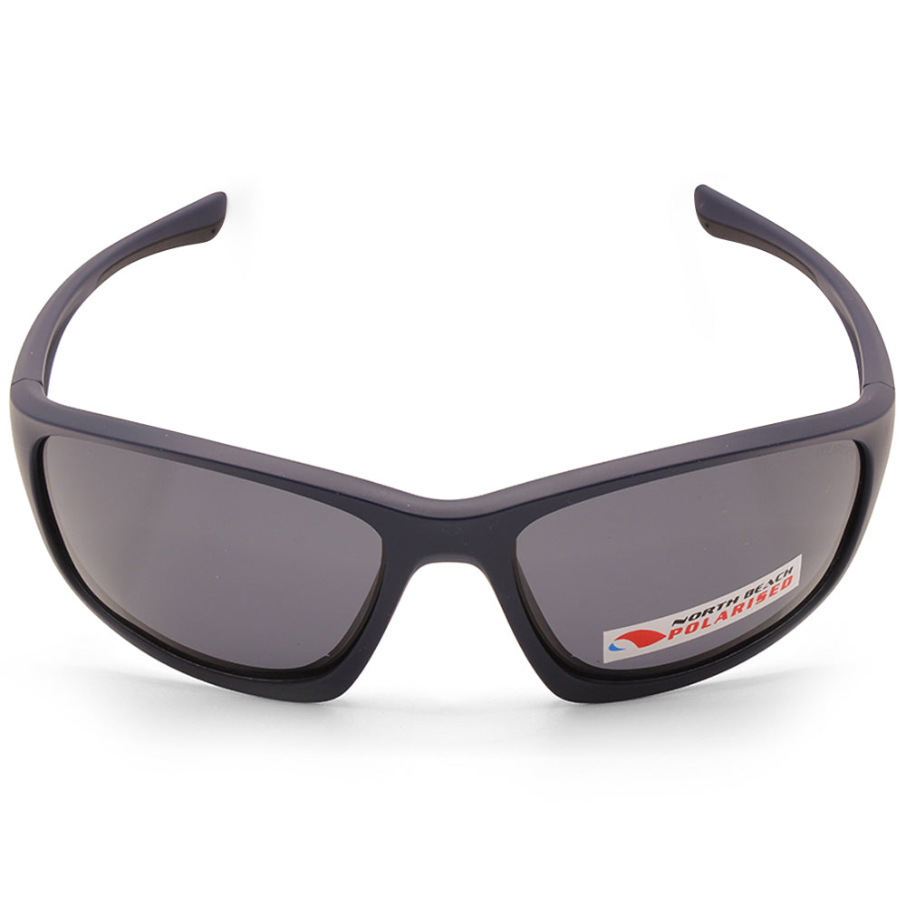 North Beach Hariyo MatteBlue/Grey Men's Polarised Sports Sunglasses 70690